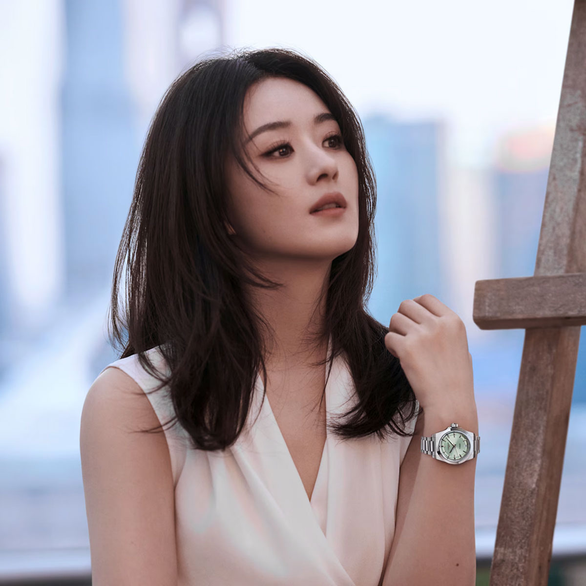 Longines Conquest 34mm Women's Watch, Sunray Green Dial