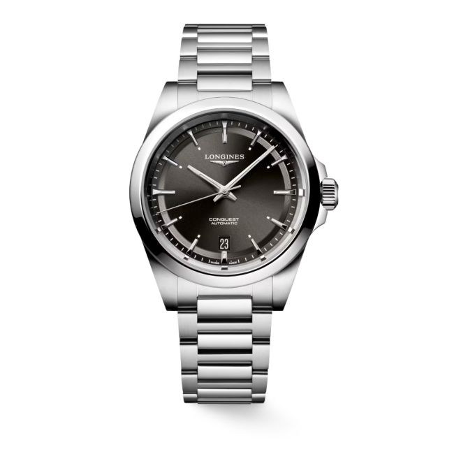 Longines Conquest 38mm Men's Watch, Black Dial