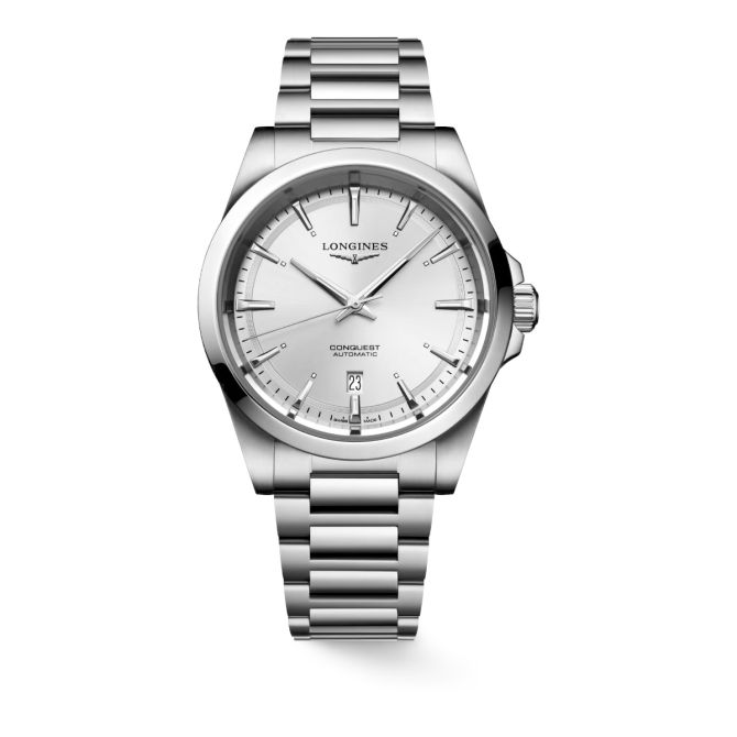 Longines Conquest 41mm Men's Watch, Silver Dial