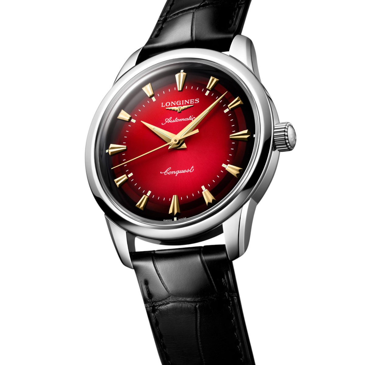 Longines Conquest Heritage Year Of The Snake Edition 40mm Men's Watch, Red Dial