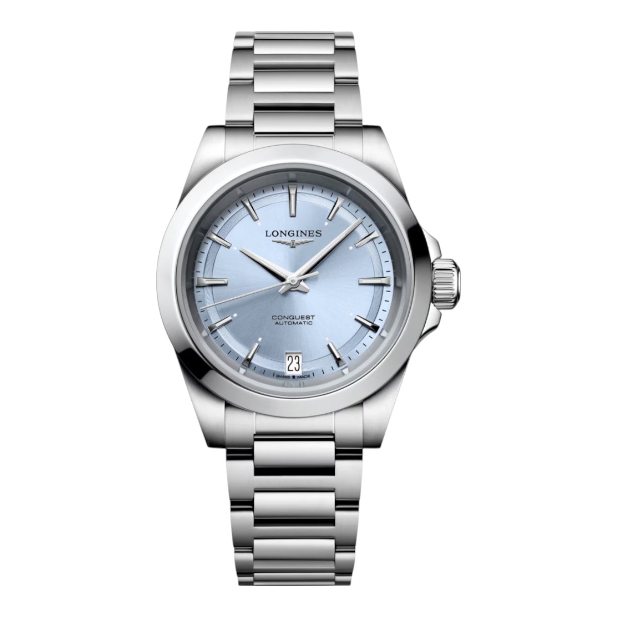 Longines Conquest 34mm Women's Watch, Blue Dial