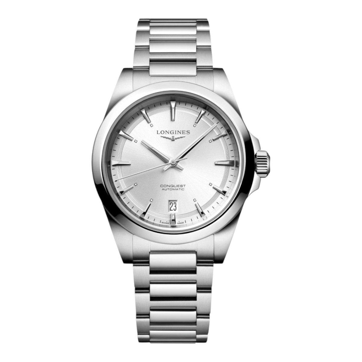 Longines Conquest Automatic 38MM Men's Watch, Silver Dial