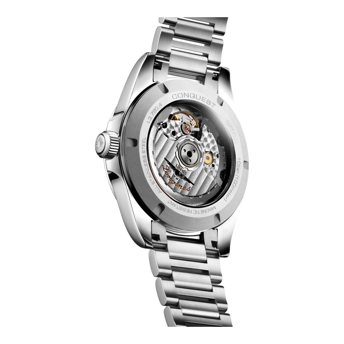 Longines Conquest Automatic 38MM Men's Watch, Silver Dial