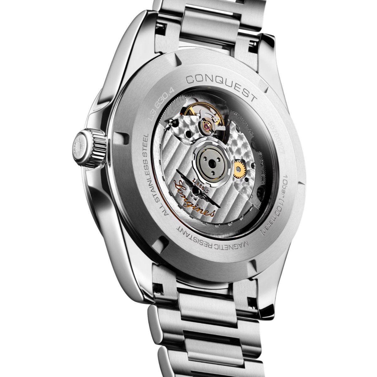 Longines Conquest Automatic 41mm Men's Watch, Black Dial