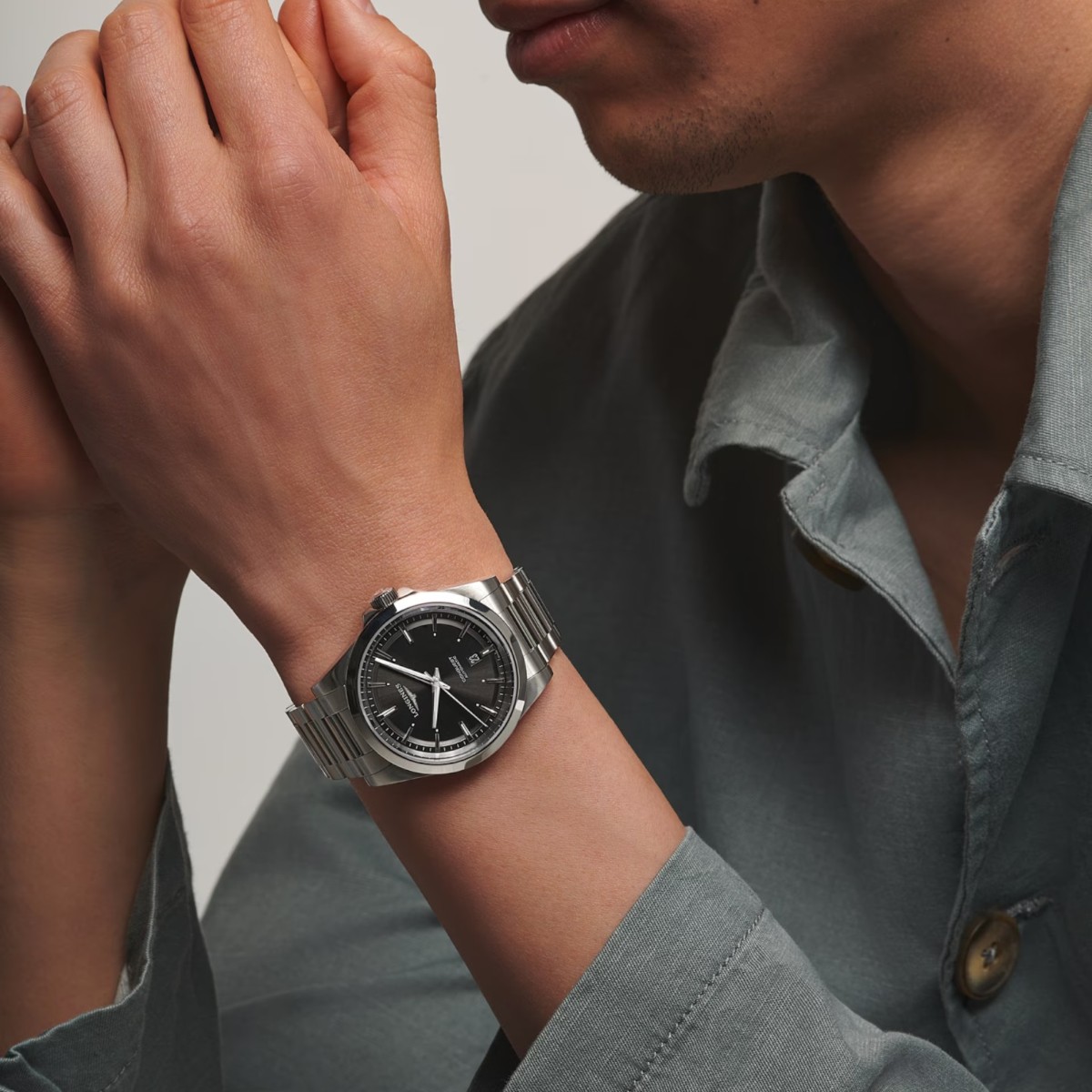 Longines Conquest Automatic 41mm Men's Watch, Black Dial