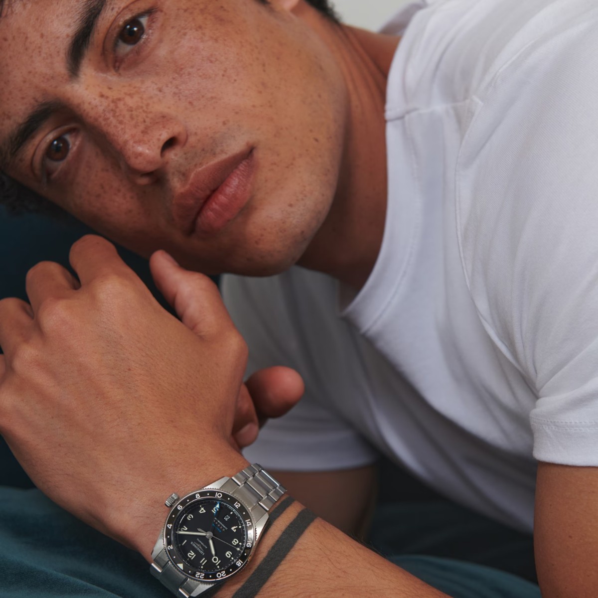 Longines Spirit Zulu Time Automatic 39mm Men's Watch, Black Dial