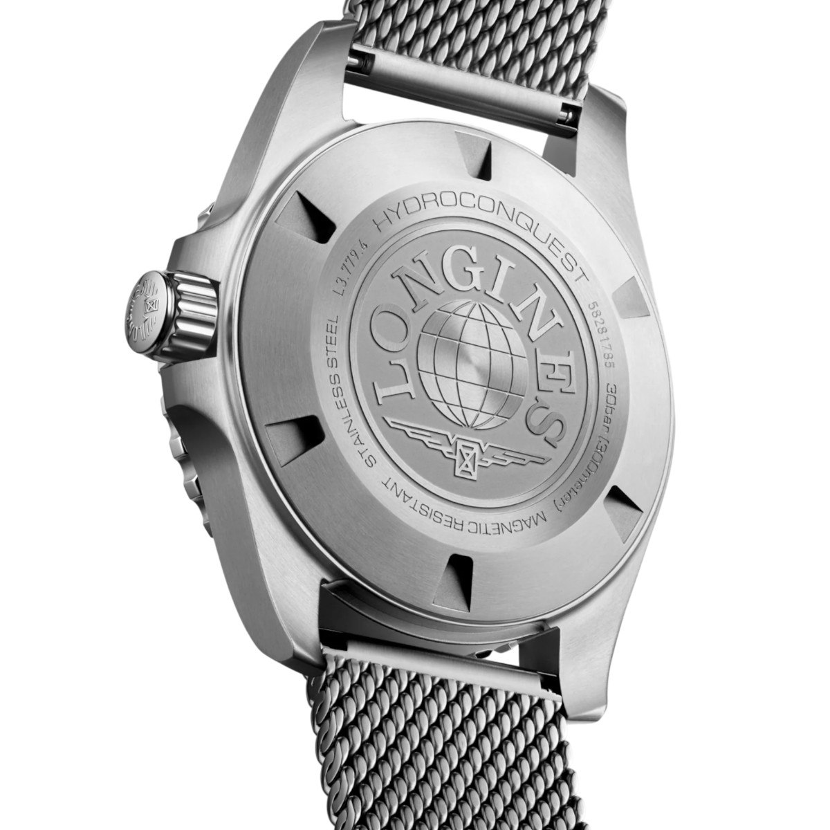 Longines Hydroconquest Automatic 39mm Men's Watch, Black Dial