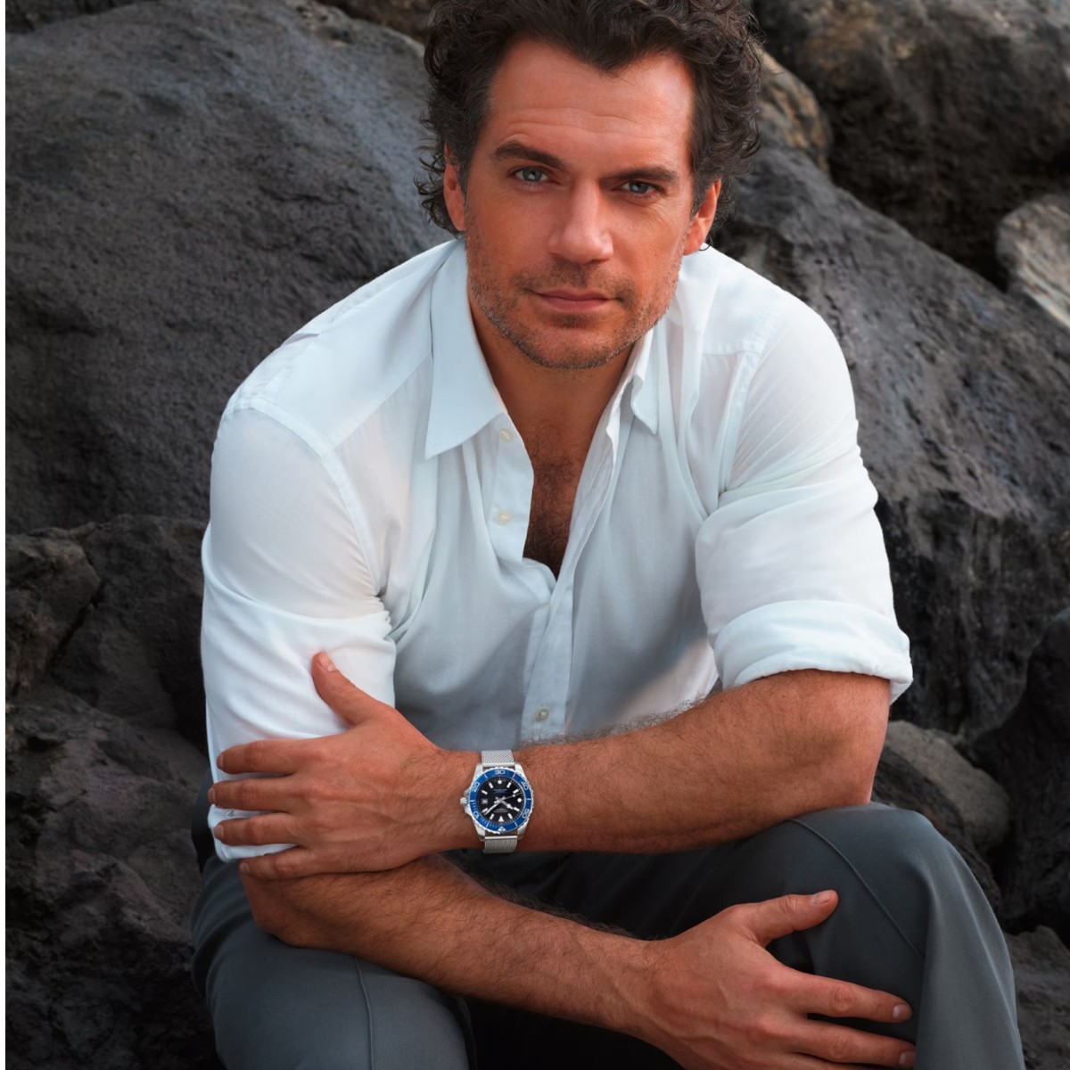 Longines Hydroconquest Automatic 42mm Men's Watch, Black and Blue Dial