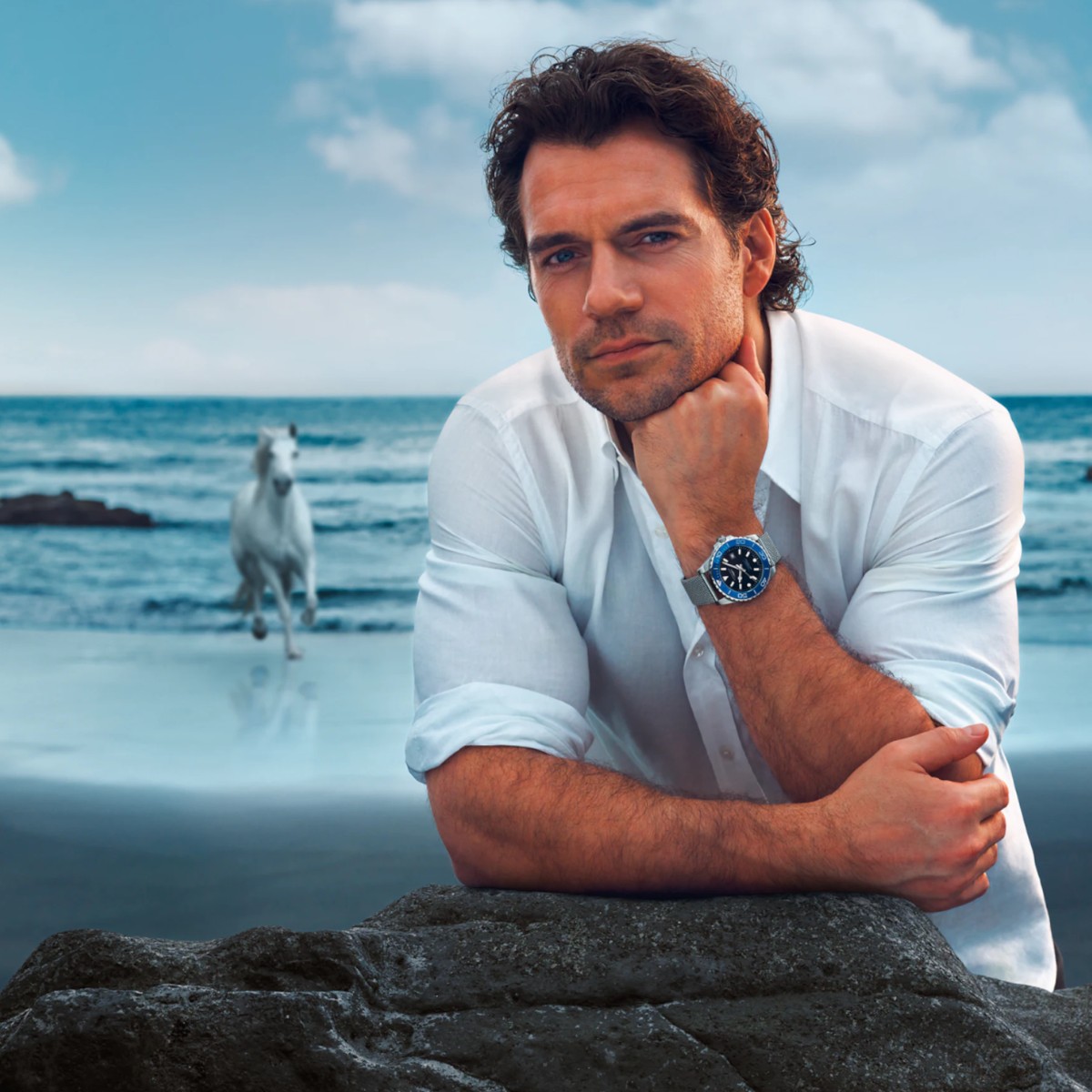 Longines Hydroconquest Automatic 42mm Men's Watch, Black and Blue Dial