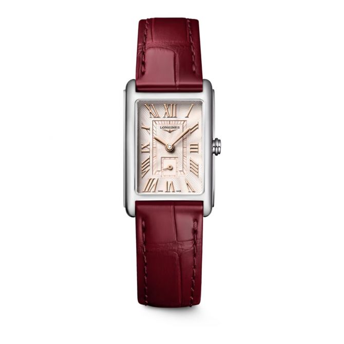 Longines Dolcevita Quartz 20.80mm x 32mm Watch, Ivory Rose Dial