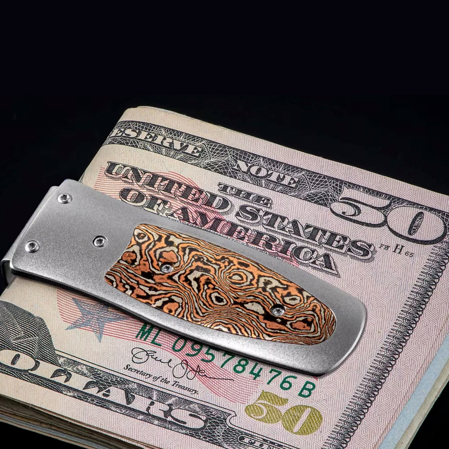 William Henry Raindrops Money Clip