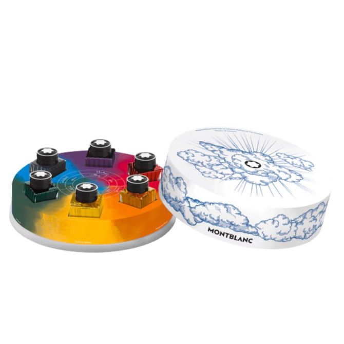 Montblanc Writers Edition Homage To Johann Wolfgang Von Goethe Ink Bottles, Set of 6
