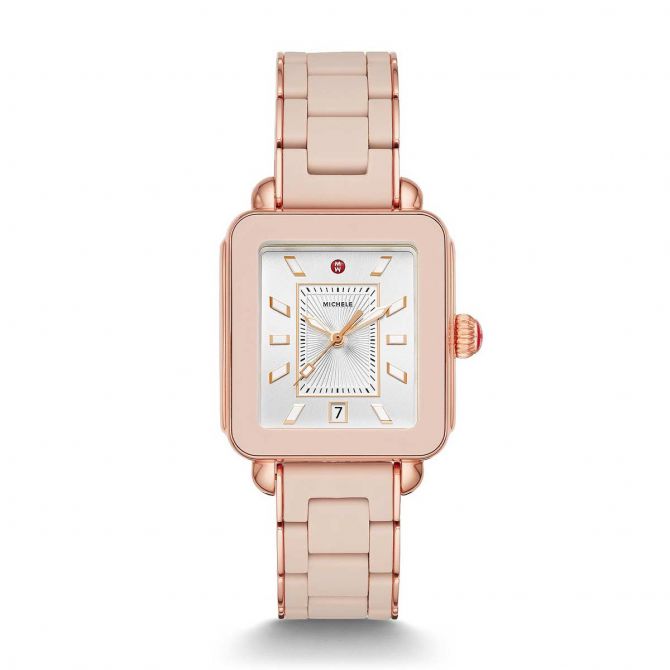 Michele Deco Sport Rose Gold Tone 36mm Women s Watch
