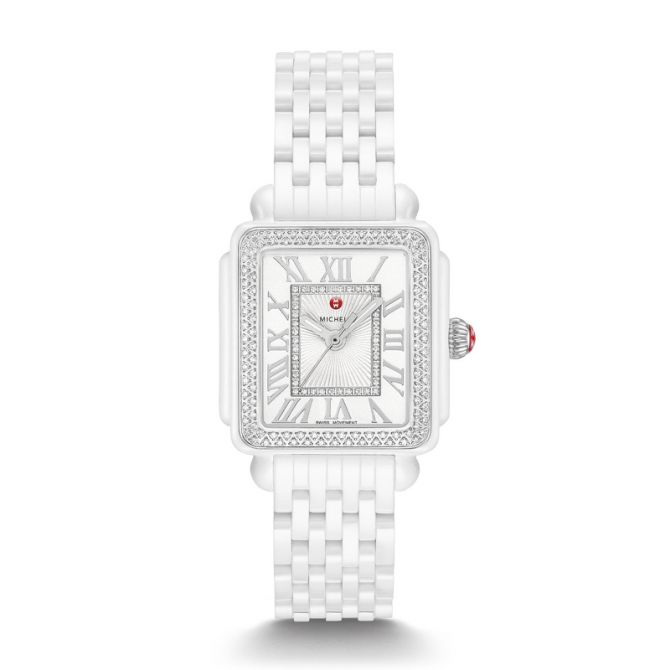 ceramic michele watch