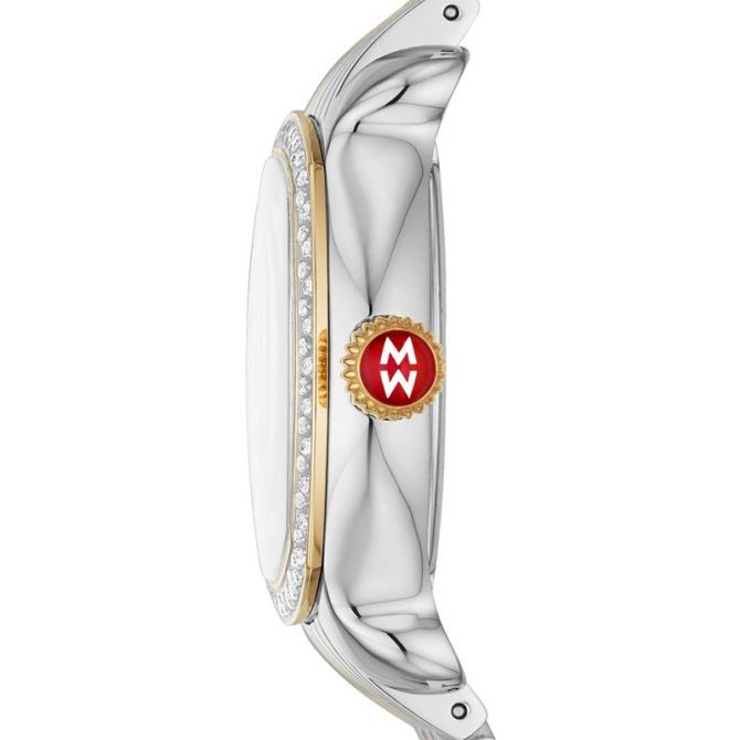 Michele Lilou Two-Tone 18k Gold Diamond Watch | MWW22B000001 