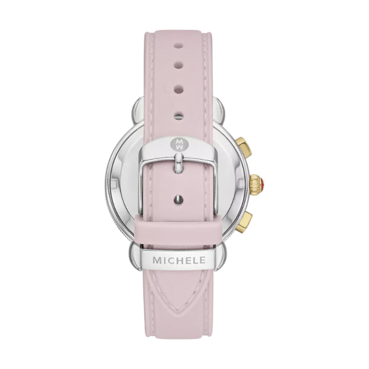 Michele Sporty Sport Sail Two-Tone Chronograph 38mm Women's Watch, White Dial