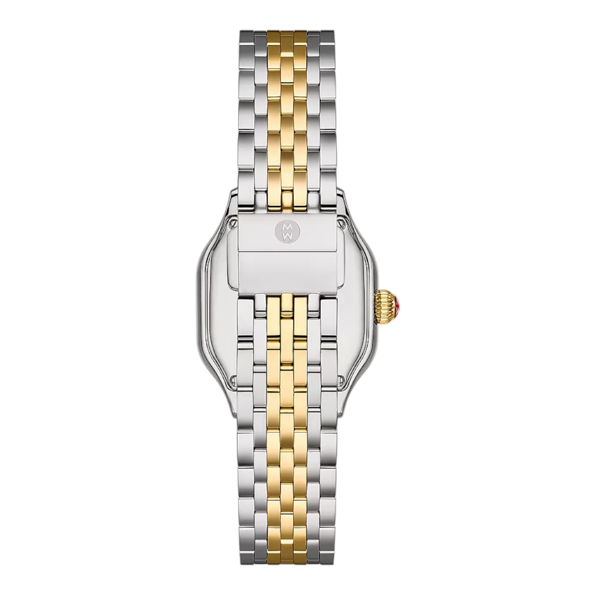 Michele Meggie Two-Tone 18K Gold Plated Watch Set, Diamond Dial