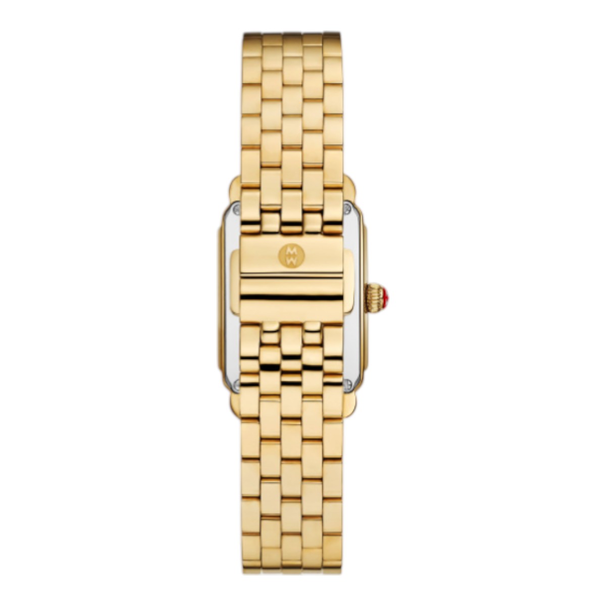Michele Deco Park 29mm Women's Watch, Dark Cherry Dial