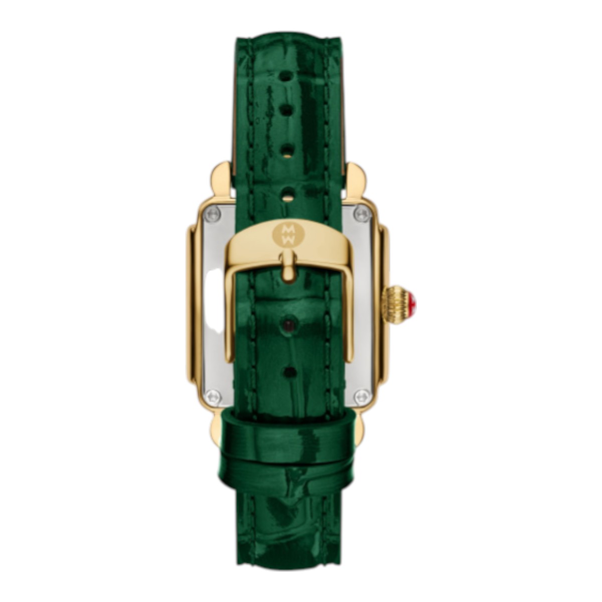 Michele Deco Sport Mid Green 36mm Women's Watch, Green Dial