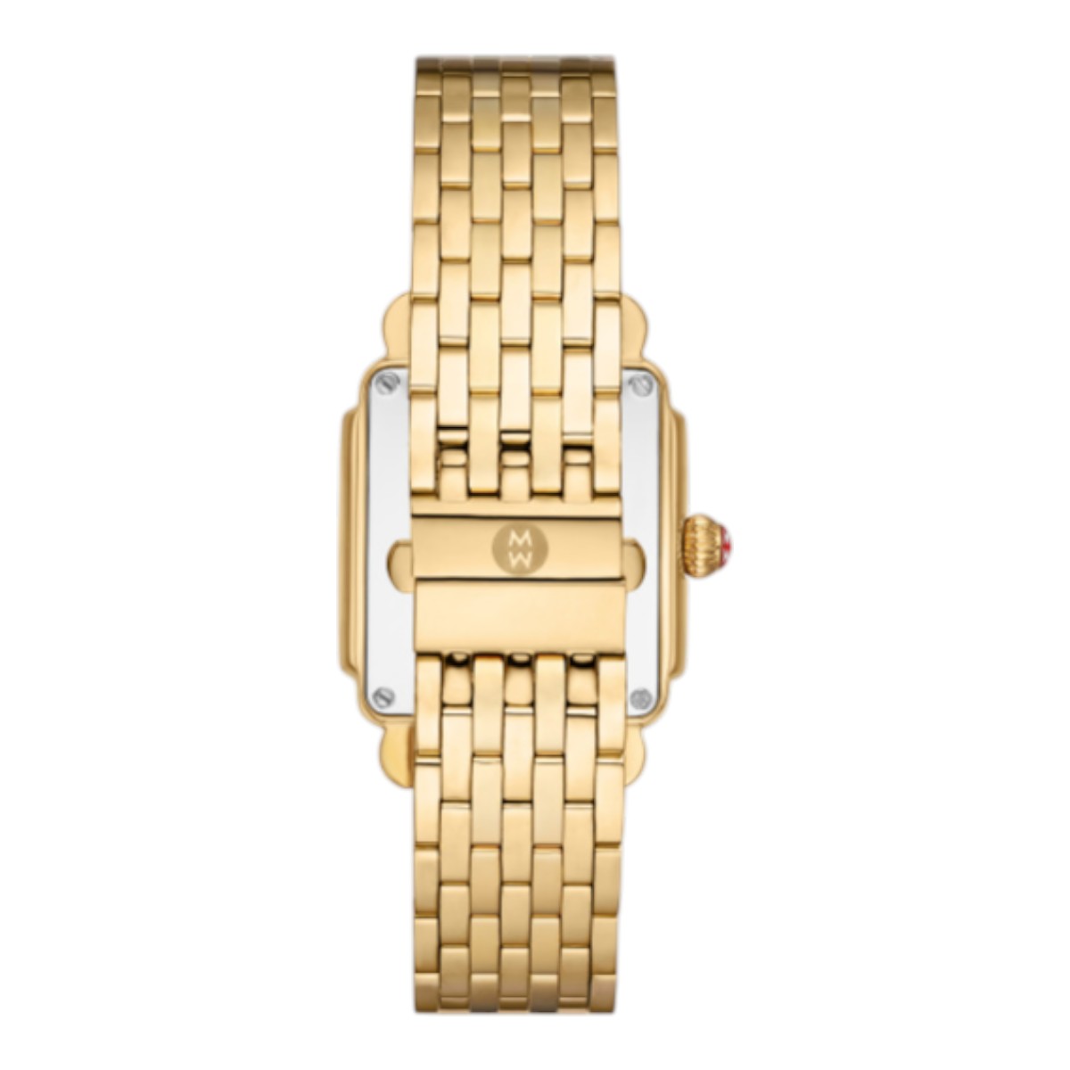 Michele Deco Midi Jubilee 24mm Women's Watch, Diamond Dial