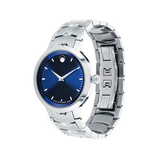 movado luno blue