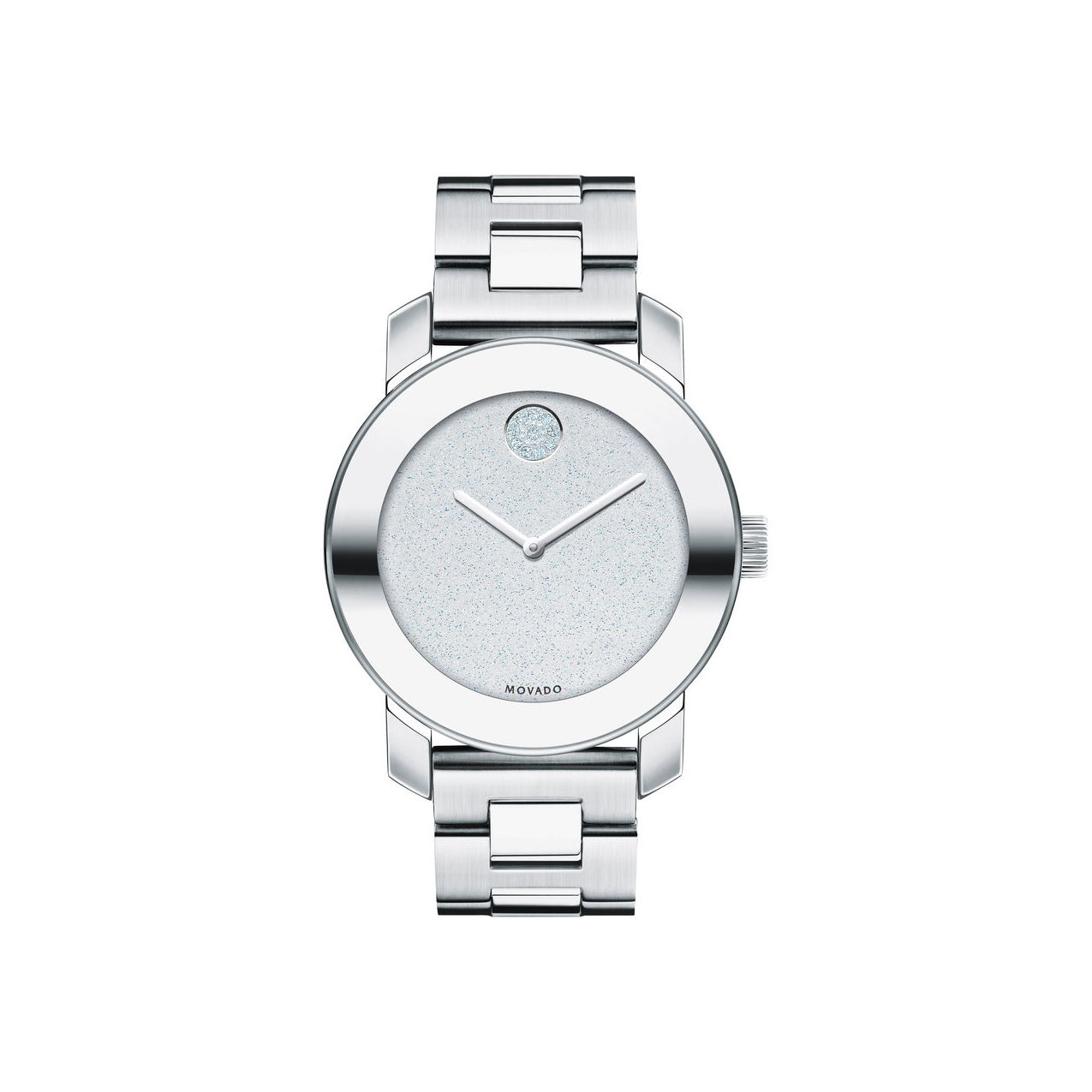 Movado BOLD  Watch, Midsize Silver-Tone Unisex