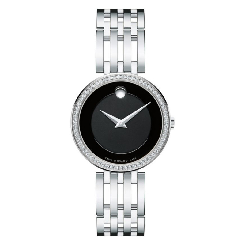 Movado Esperanza Women's Watch, Stainless Steel Diamond Bezel