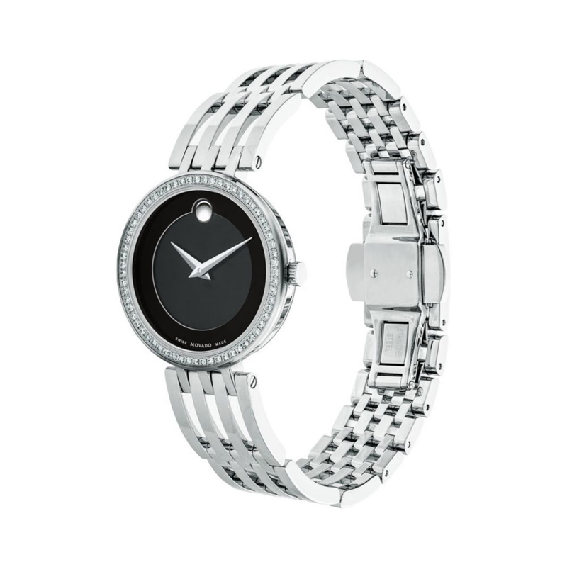 Movado Esperanza Women's Watch, Stainless Steel Diamond Bezel