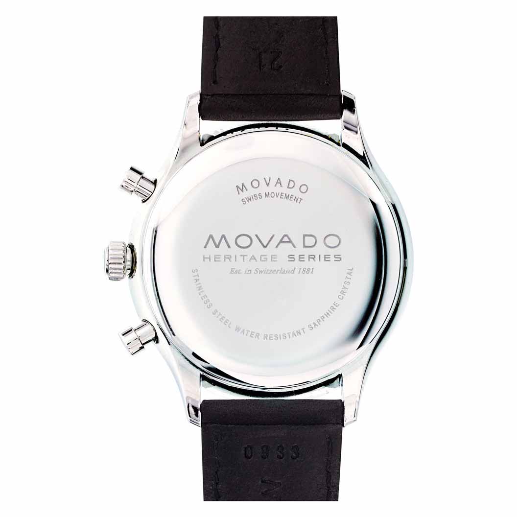 Movado Heritage Series Watch, 43mm Black Dial