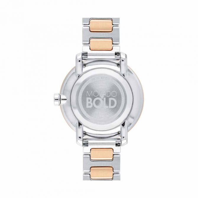 Movado BOLD Mid-size Watch, 34mm Silver Tone Metallic Dial  display picture 2