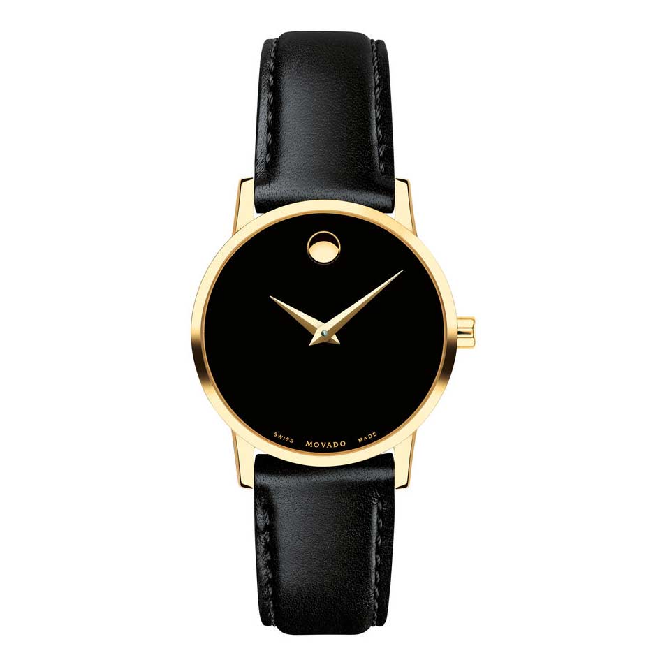 Movado Museum Classic Watch, Black Dial