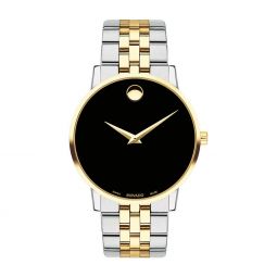 Movado Museum Classic Automatic 40mm Men's Watch, Black Dial