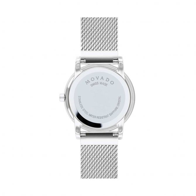 Locarno Women\'s Silver Stainless Steel Watch with Mother-of-Pearl Dial Seiko Crystal Accented Mother-of-Pearl Dial Solar Stainless  main image 4
