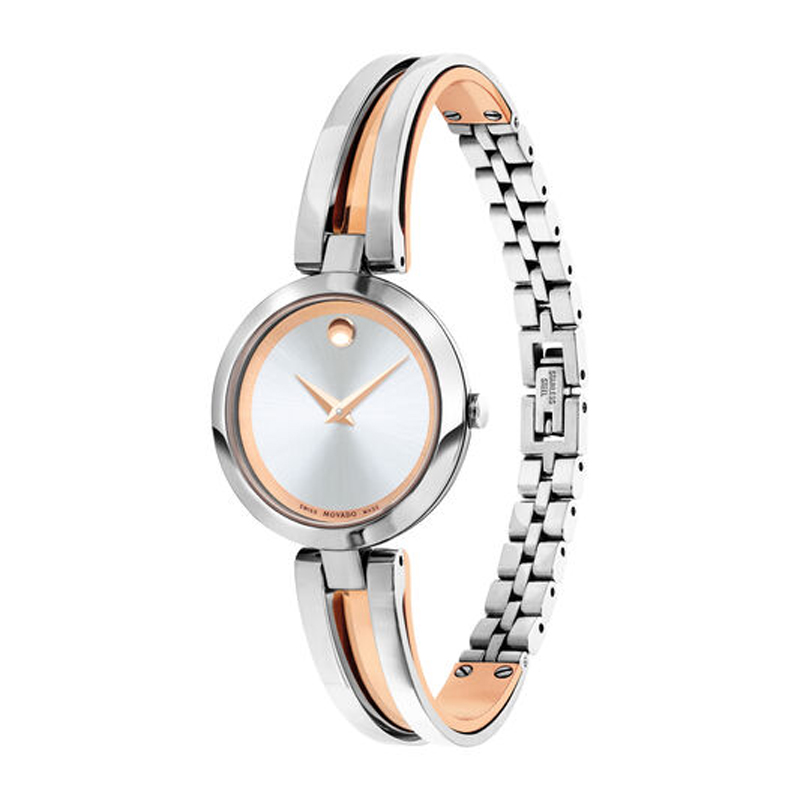 Movado Aleena 27mm Women's Watch, Rose Gold
