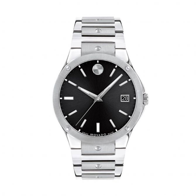 Movado Sports Edition 41mm Watch, Black Dial