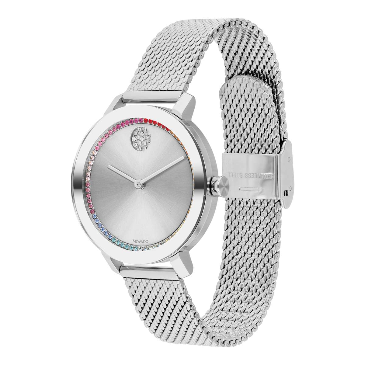 Movado BOLD Evolution Women's Silver Dial Watch, 36mm