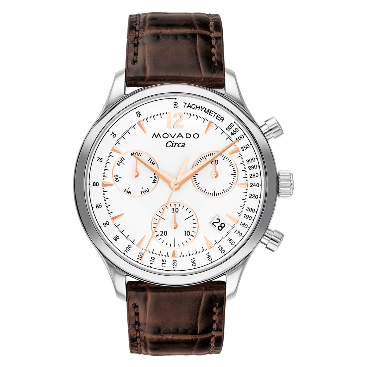 Movado Heritage Series 43mm  Men's Watch, White Dial