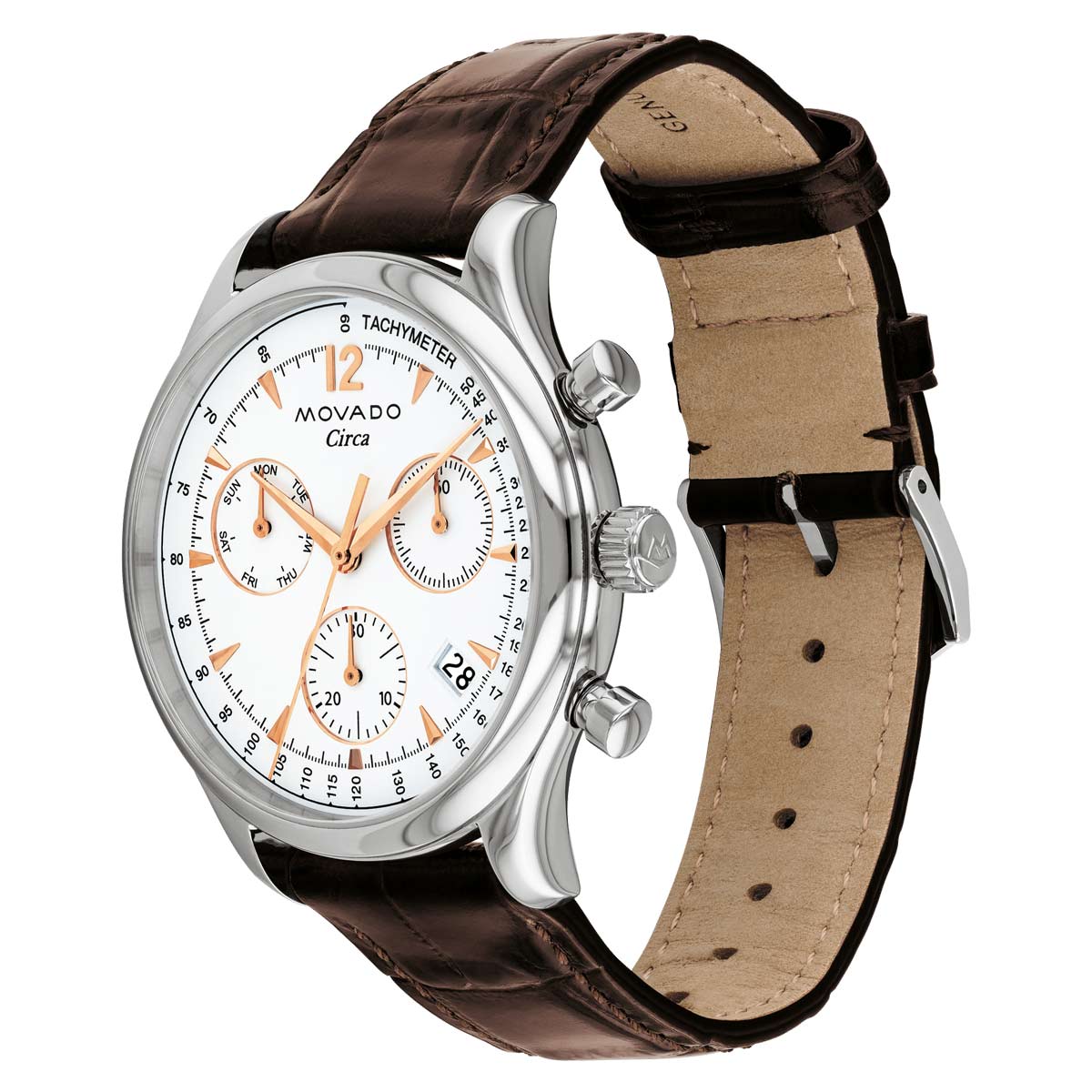Movado Heritage Series 43mm  Men's Watch, White Dial