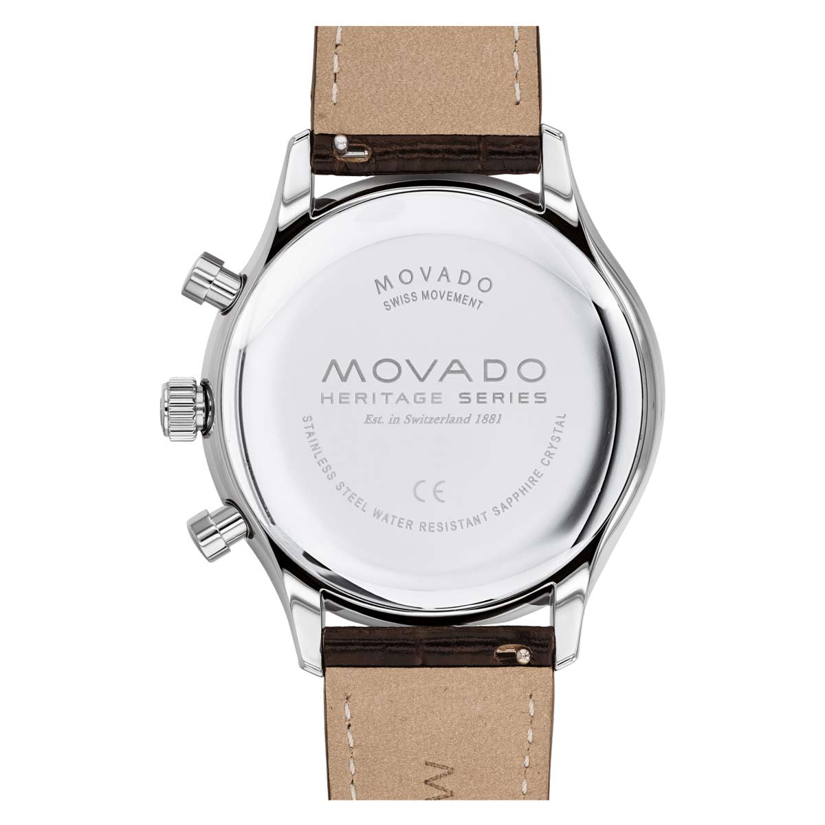 Movado Heritage Series 43mm  Men's Watch, White Dial