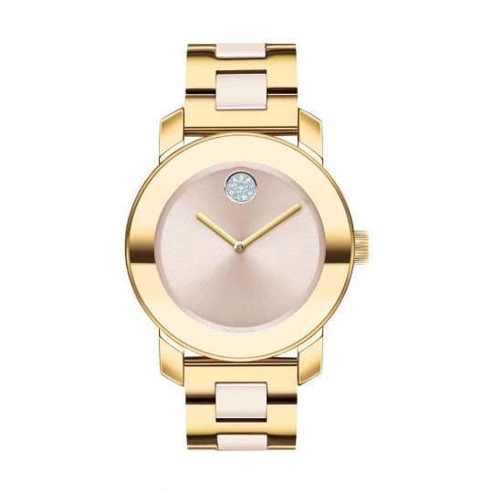 movado watches women's gold