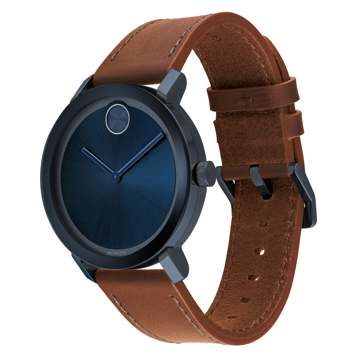 Movado BOLD  Evolution 40mm Men's Watch, Metallic Navy Dial