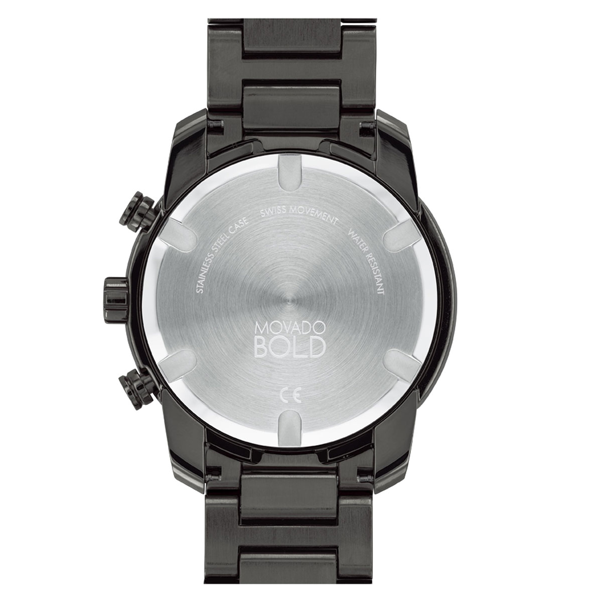 Movado BOLD Verso 44mm Men's Watch, Grey Gunmetal Ion Plated Dial