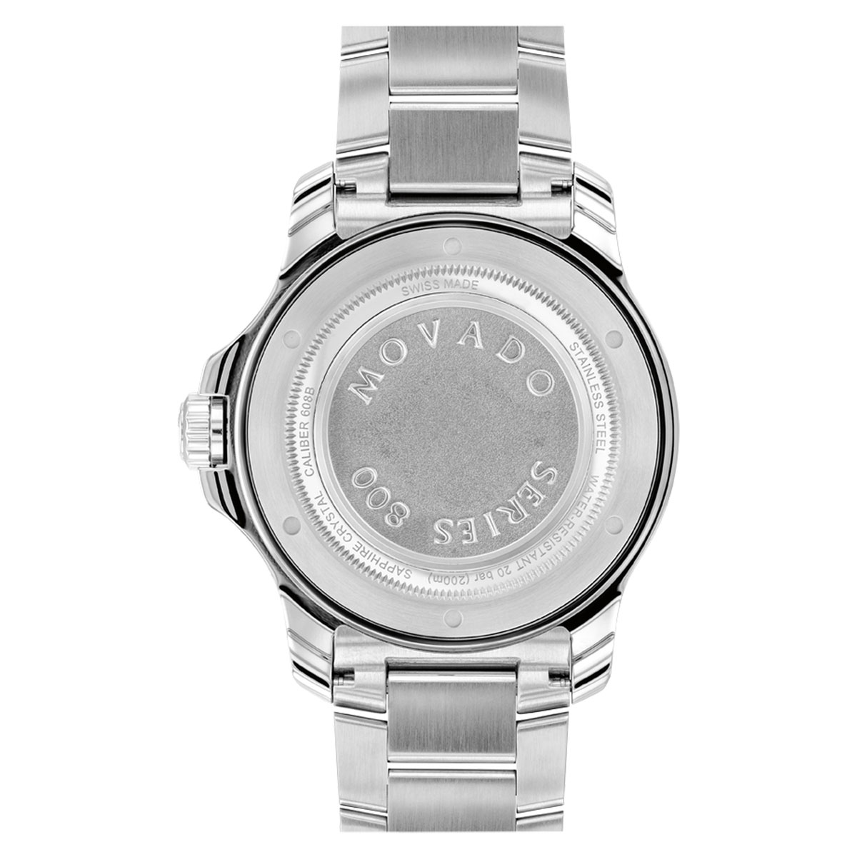 Movado Series 800 Automatic 42mm Men's Watch, Black Dial