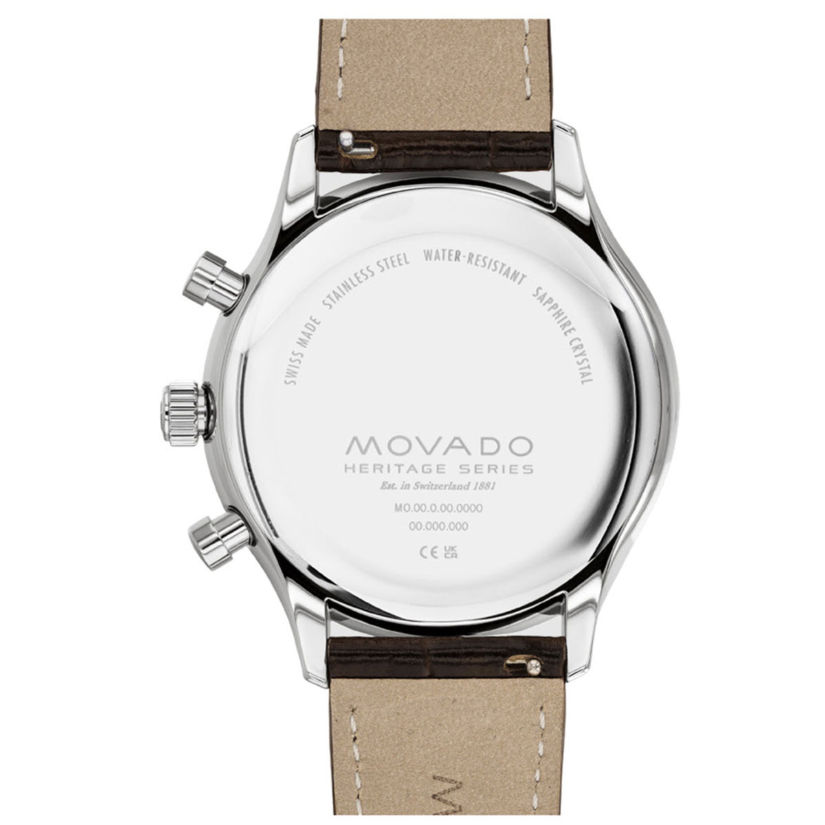 Movado Heritage Series Circa 43mm Watch, White Dial