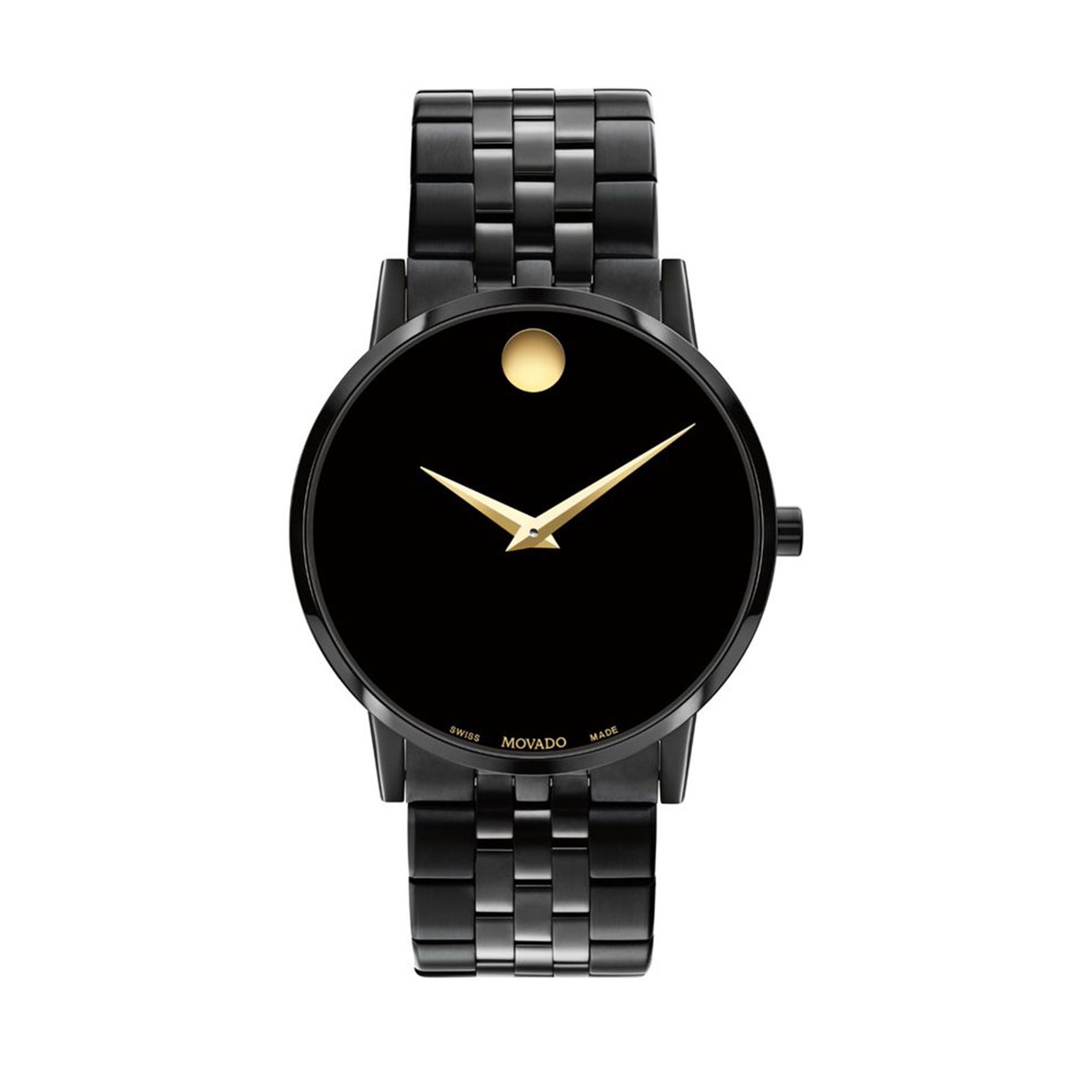 Movado Museum Classic 40mm Watch Black And Gold Tone Dial 0607626 movado-museum-classic-40mm-watch-black-and-gold-tone-dial-0607626