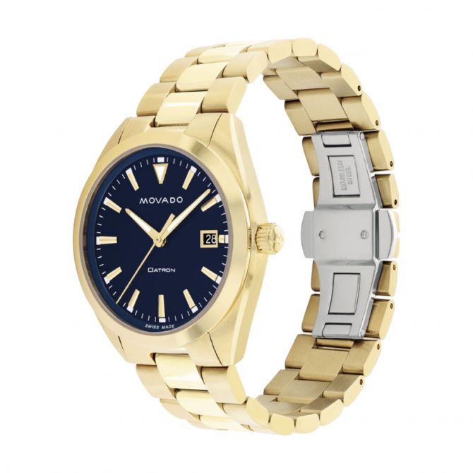 Movado rose 2025 gold mens watch