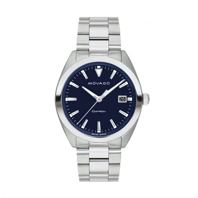 Movado navy blue hot sale