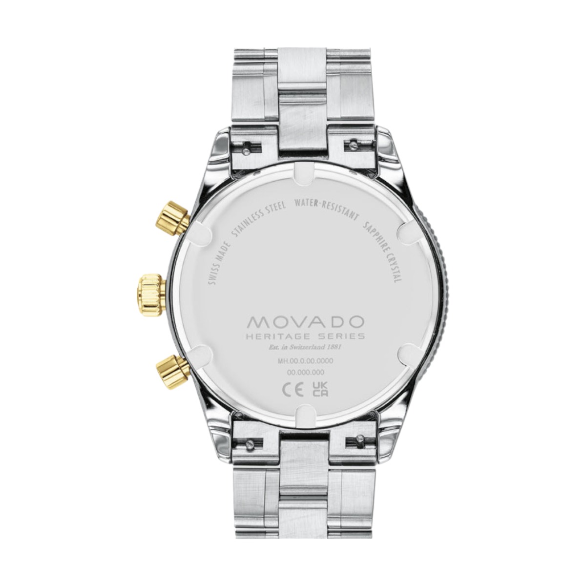 Movado Heritage Series Calendoplan S Chronograph 42mm Watch, Navy Blue Dial