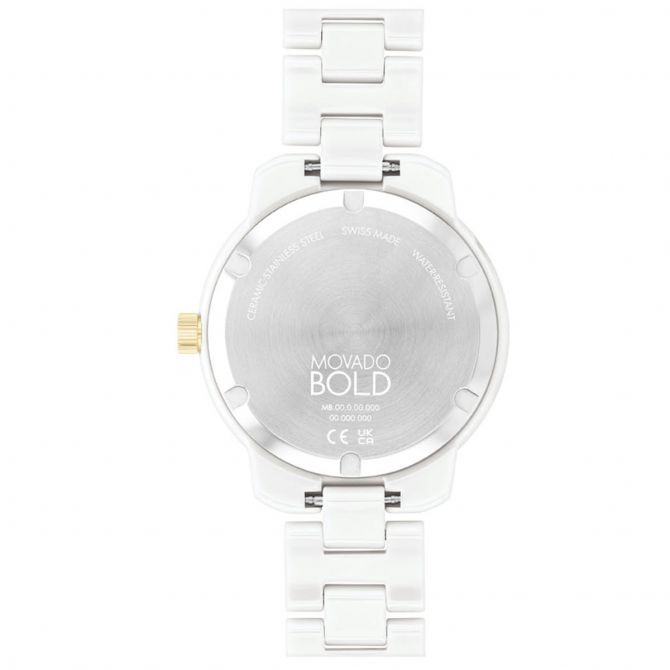 Movado BOLD Verso 39mm Watch, White Dial 3600934 Borsheims