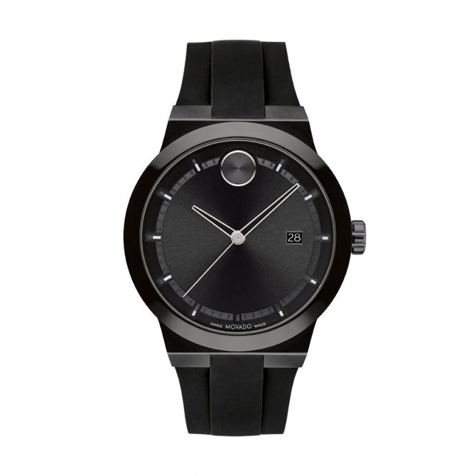 Movado BOLD Fusion 42mm Watch, Black Dial